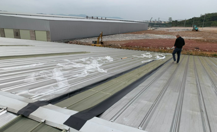 阳西厂房屋面防水维修案例